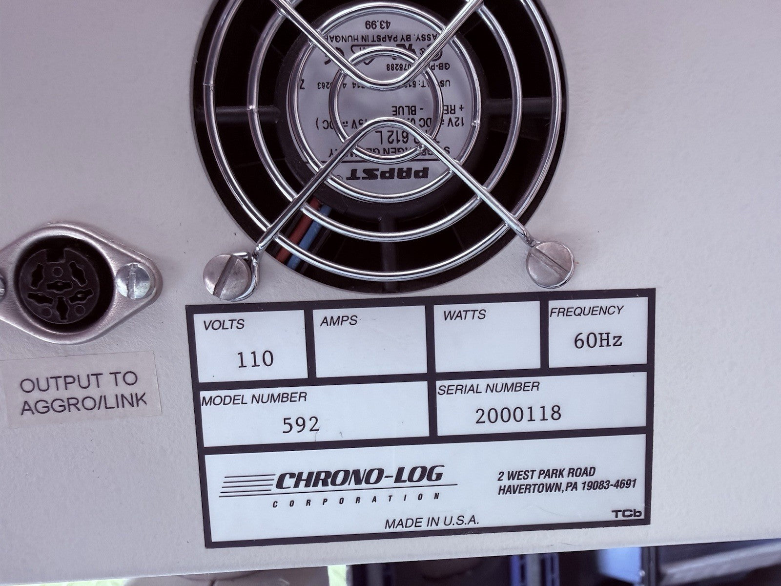 Chrono-Log Whole Blood Aggregometer Model 592