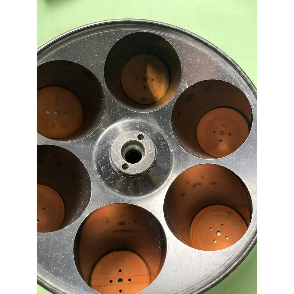 Dupont Sorvall GSA Centrifuge Rotor 121C 13000 RPM W/ Orange Insulation Cups