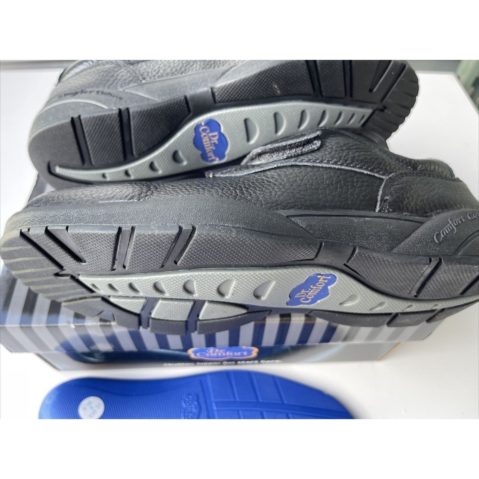 Dr Comfort Diabetic Shoes William Black Leather Casual 6310 Men's Size 10 W A114