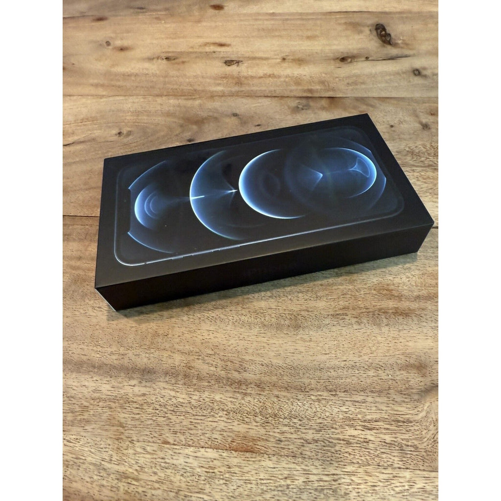 iPhone 12 Pro Max, Pacific Blue. EMPTY BOX ONLY