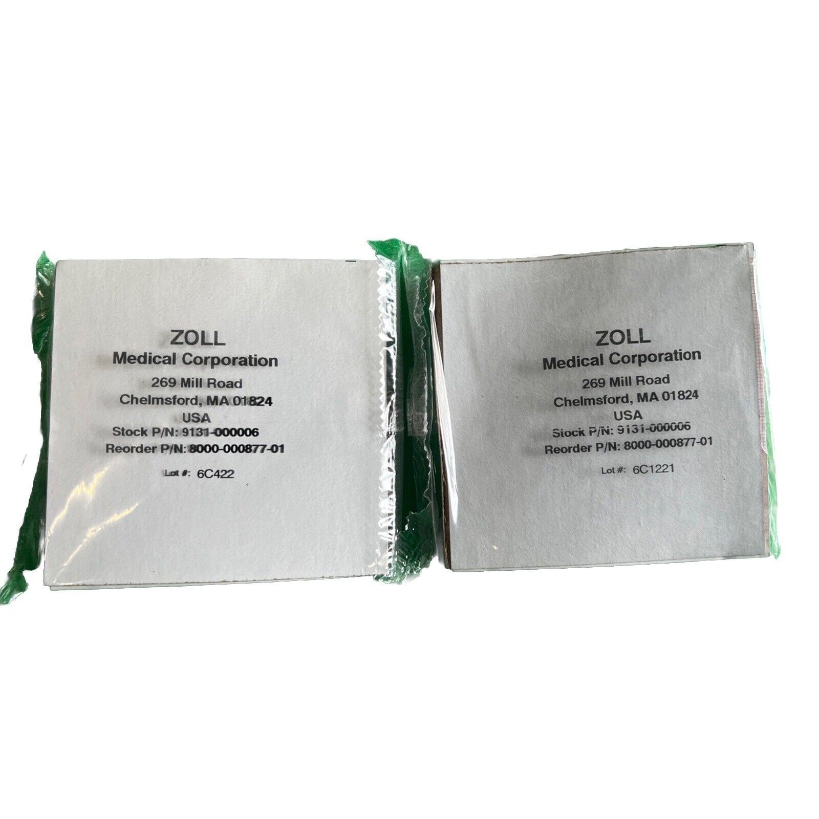 2 Pk Zoll M, E, R Series Recording Thermal Paper 90mm 8000-0302, 8000-000877-01