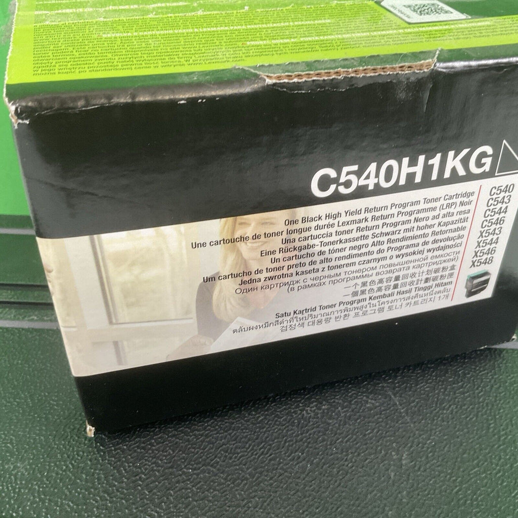 Genuine Lexmark C540H1KG One Black High Yield R.P Toner Cartridge New #1117