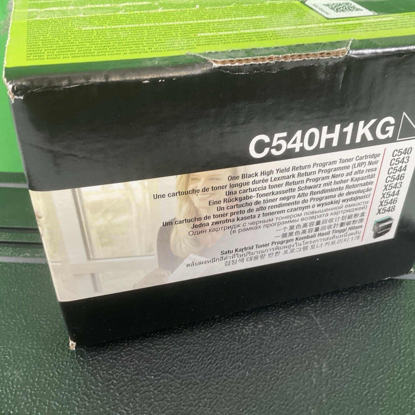 Genuine Lexmark C540H1KG One Black High Yield R.P Toner Cartridge New #1117