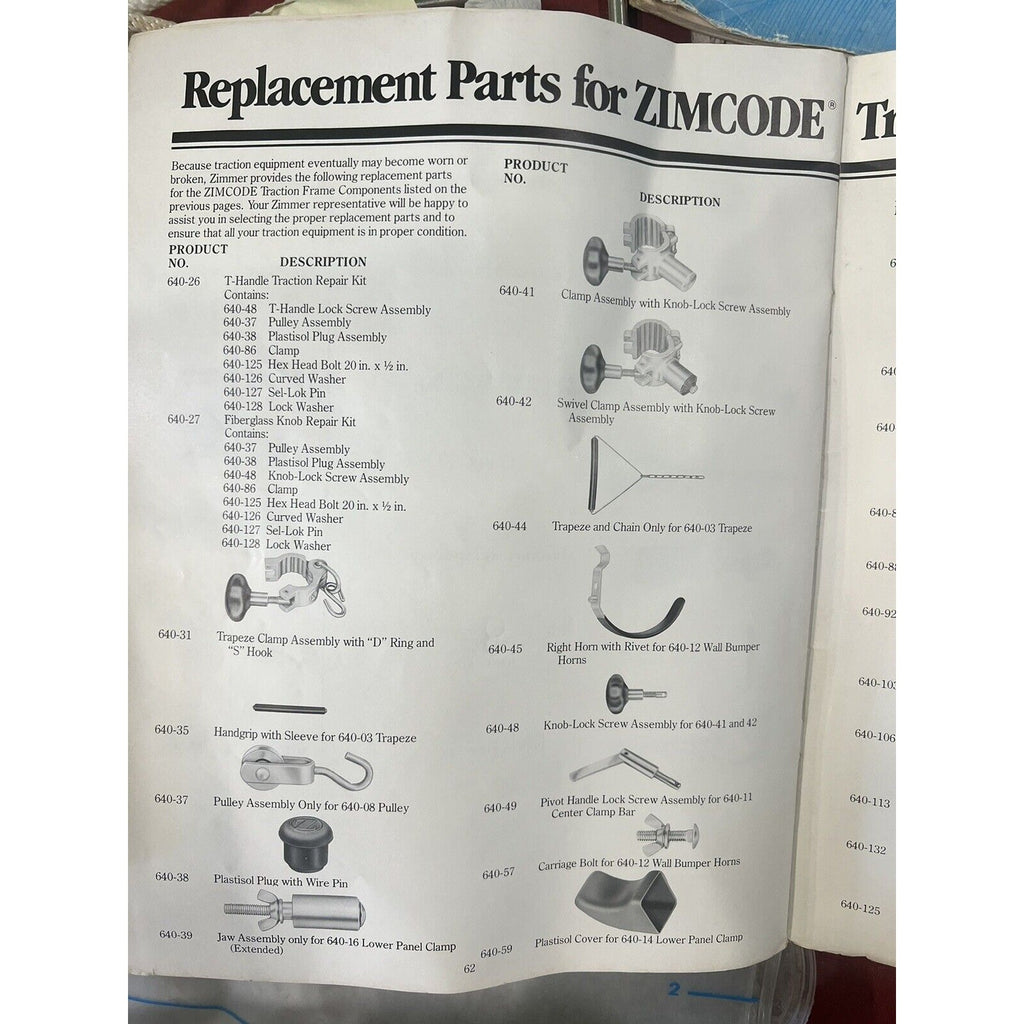Zimmer Surgical Orthopedic Huge Cable Ready Cable Grip System. Zimcode Traction.