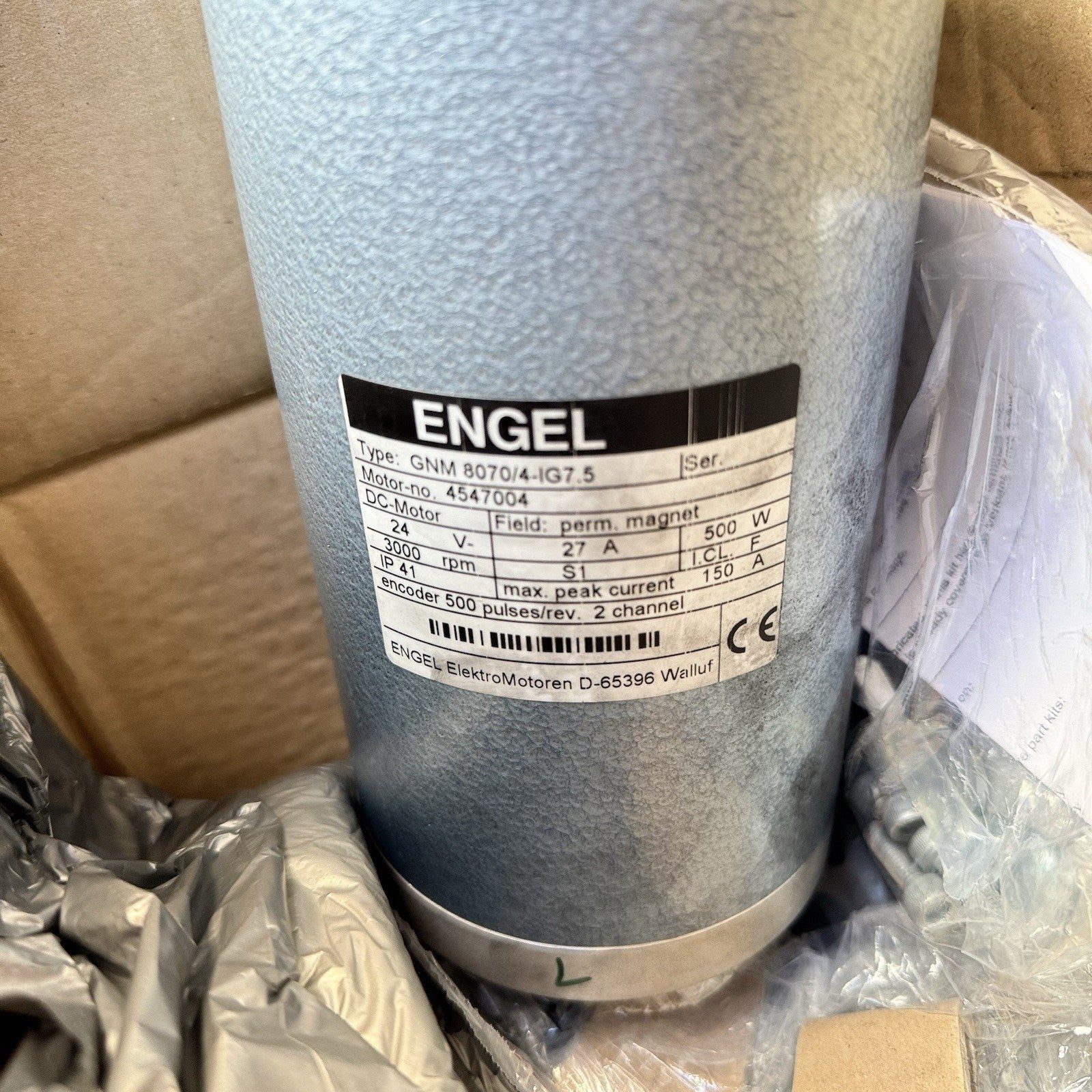 ENGEL GNM 8070/4-IG7.5 gear motor DC 24volts