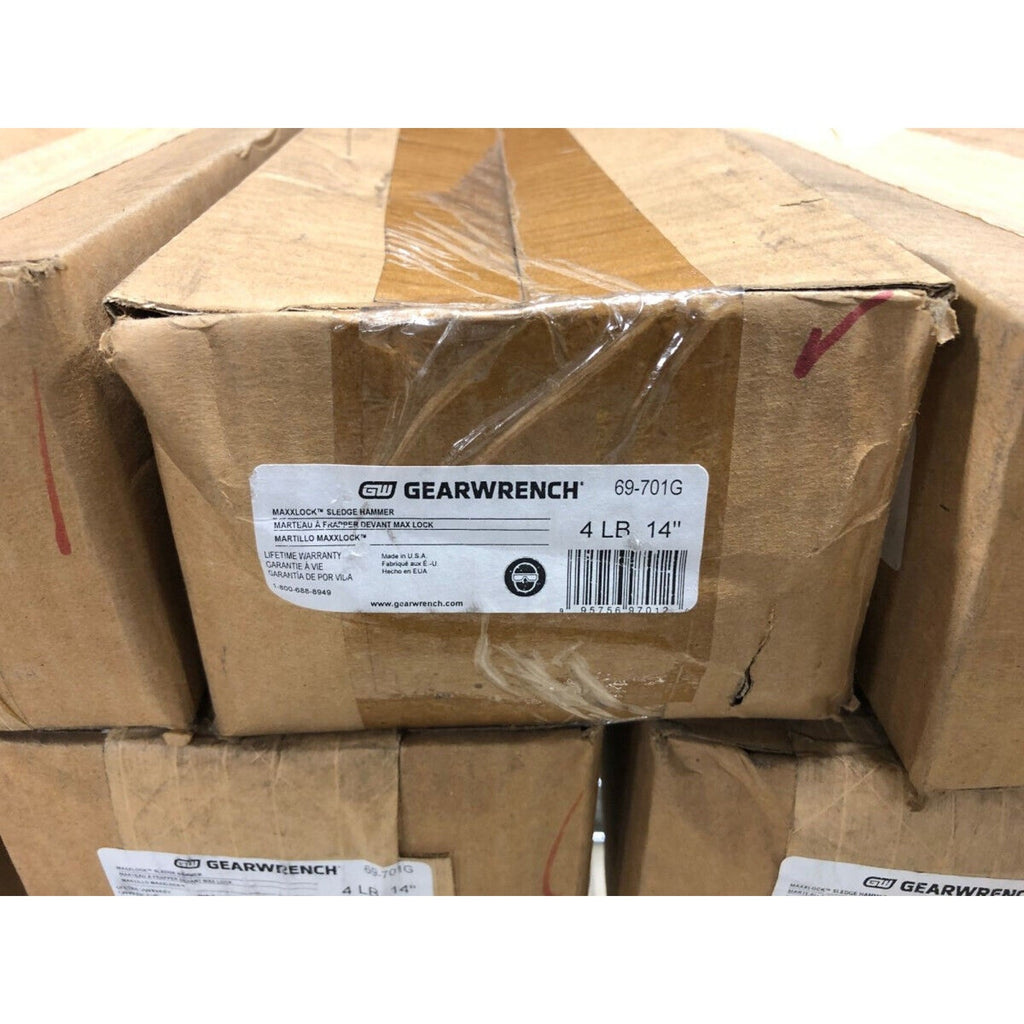 GearWrench 69-701G Fiberglass Straight Handle 4 lb. Steel Head MaxxLock Sled