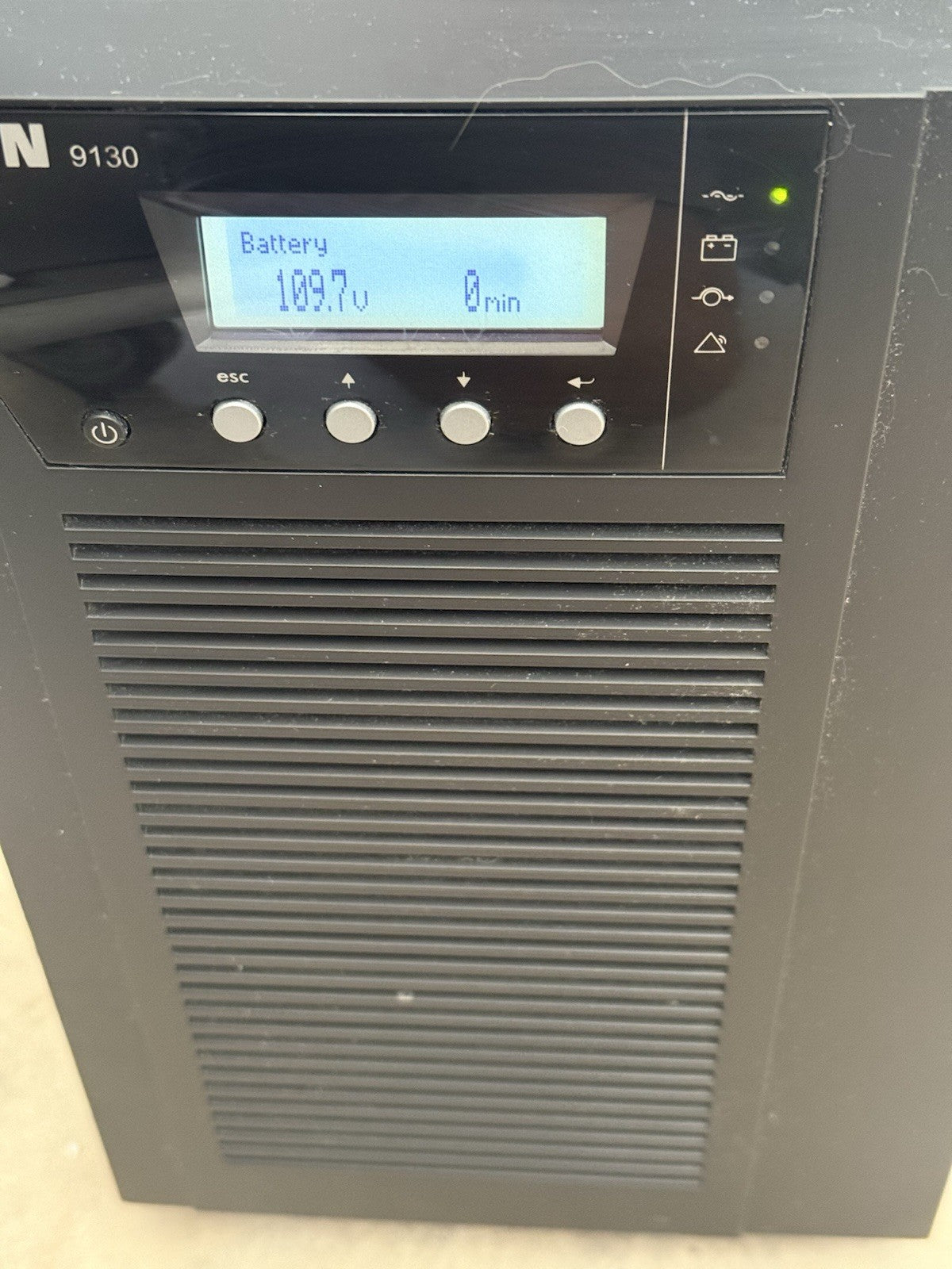 Eaton OCD9130L2000T-XL Powerware 9130 Tower UPS 1500VA 6 Outlet w Battery TESTED