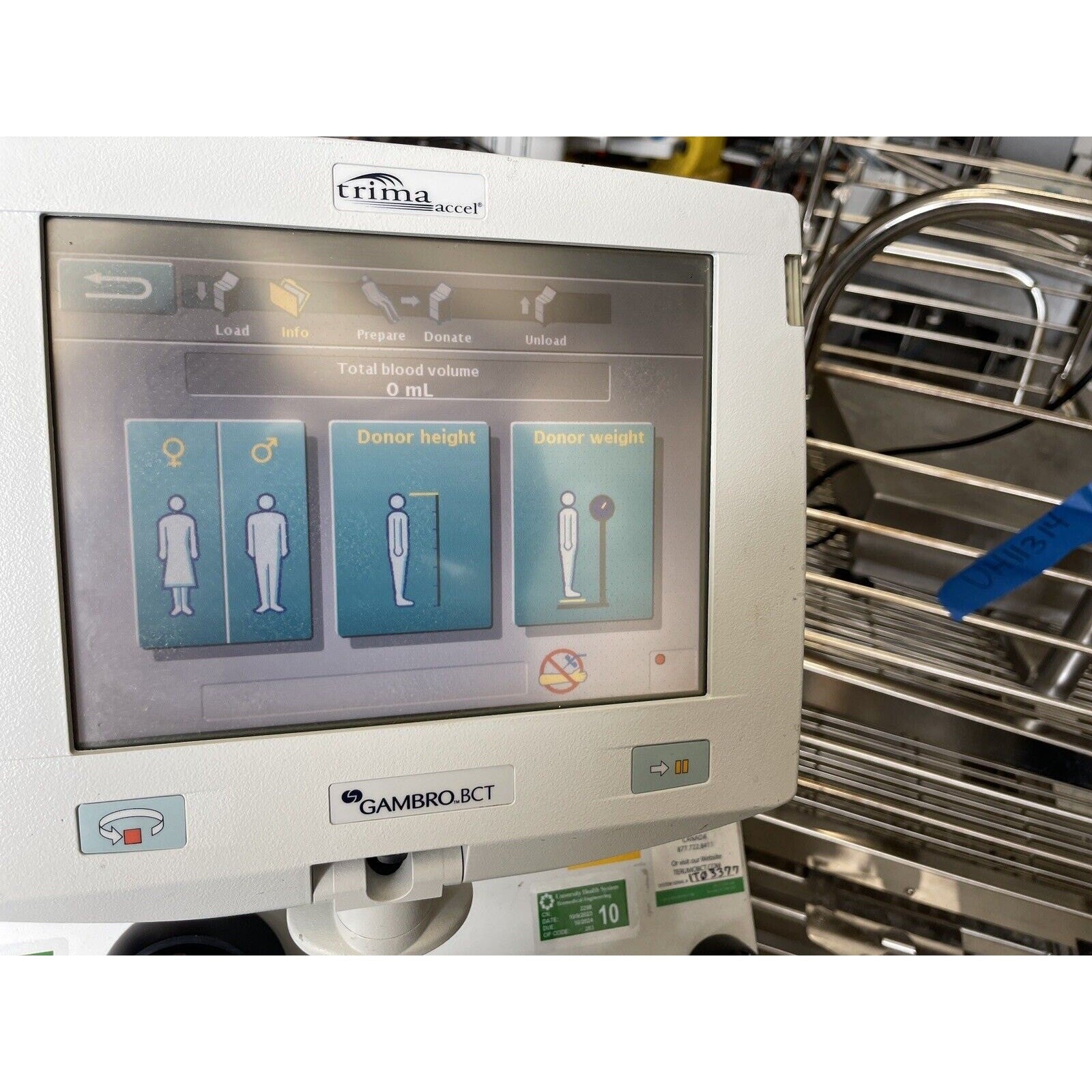 Gambro BCT trima accel Automated Blood Collection System