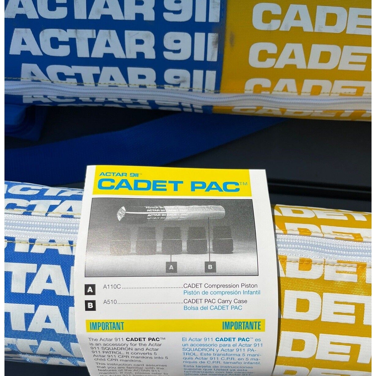 ACTAR 911 CADET PAC (5 pistons/bag) CPR Compression Piston for Manikins A110C