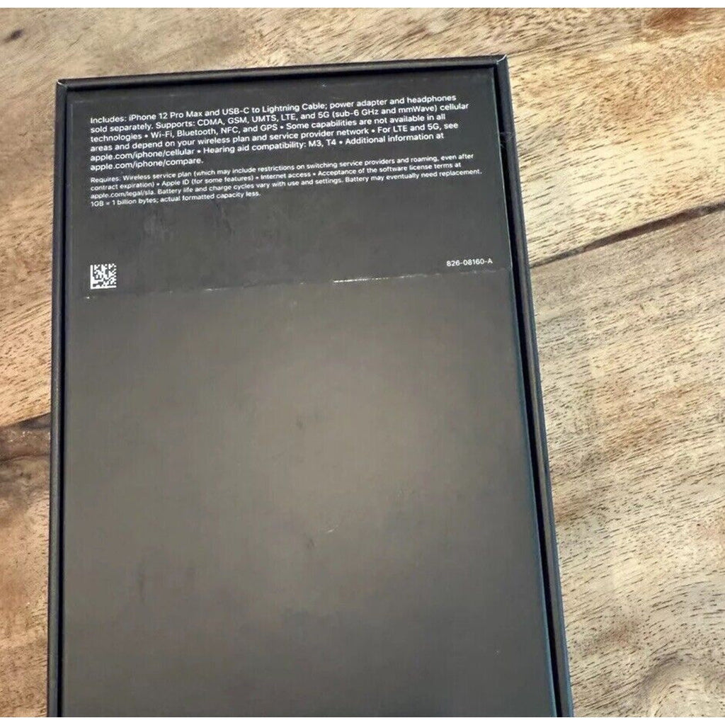 iPhone 12 Pro Max, Pacific Blue. EMPTY BOX ONLY