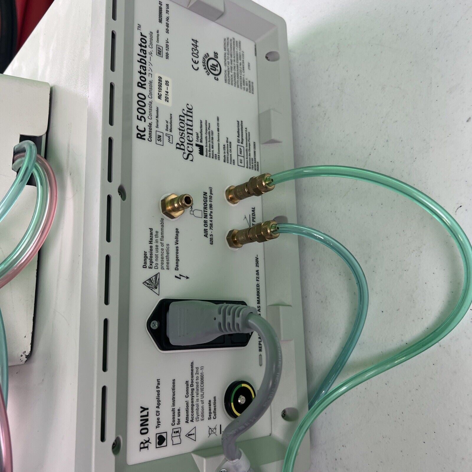 Boston Scientific RC5000 Console W/ Foot Control Air