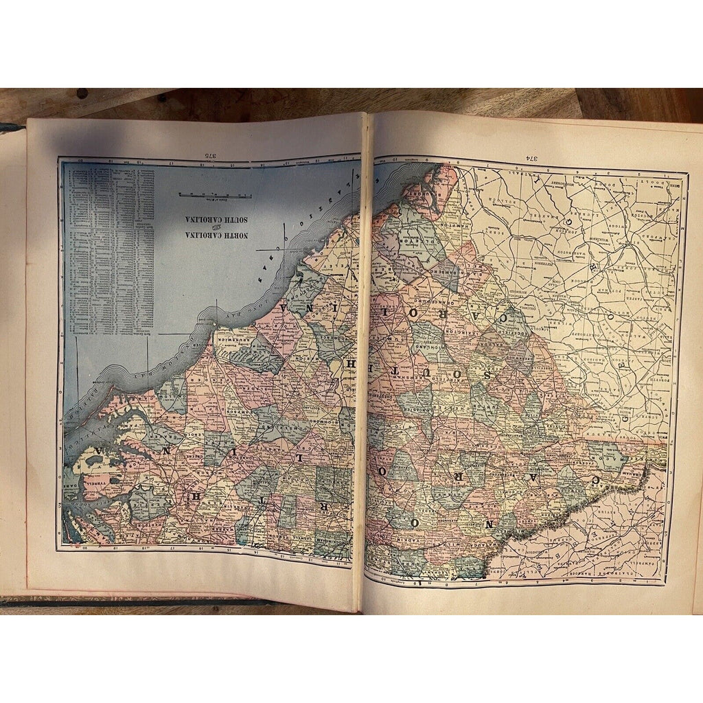 MONARCH STANDARD ATLAS of the Commercial, Geographical & Historical World 1906
