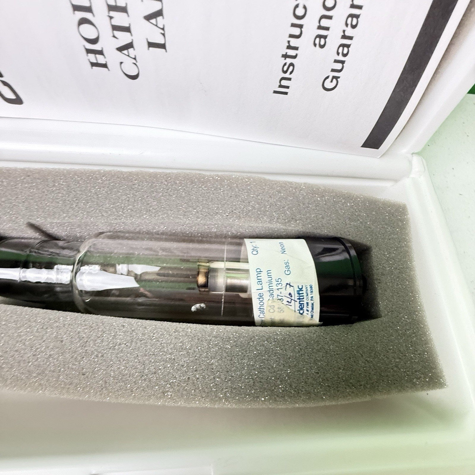 VWR Hollow Cathode Lamp Cadmium, SIZE: 1.5 inch, 58137-135, WL-22933