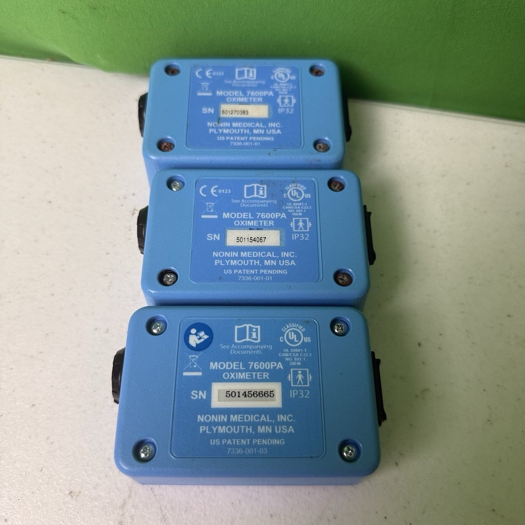 Nonin Medical Equanox Advance Sensor 7600 Oximeter 8004CA 7600PA