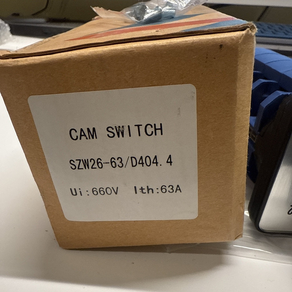 Rotary Cam Changeover Switch SZW26-63/D404.4 AC 660V Ith:63A