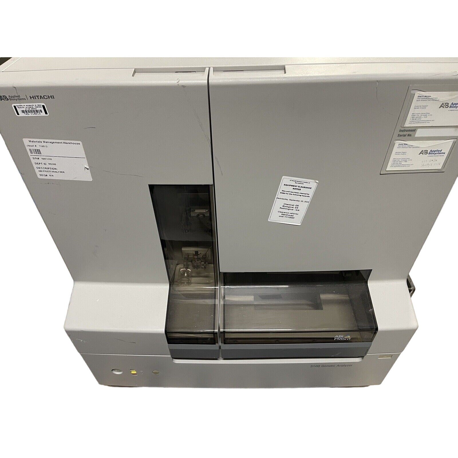 Hitachi 3100 Genetic Analyzer DNA Sequencer. Applied Biosystems.
