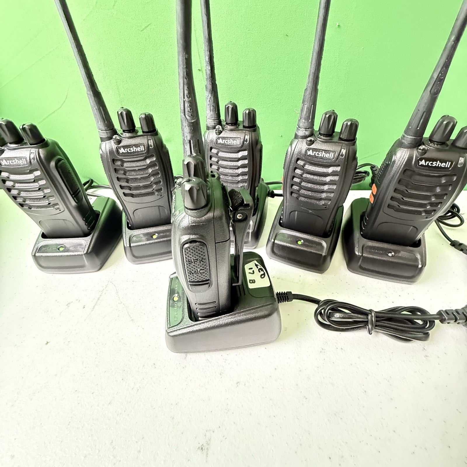 Arcshell Two-Way Radios AR-5 w/ Cradles and Chargers - Tested