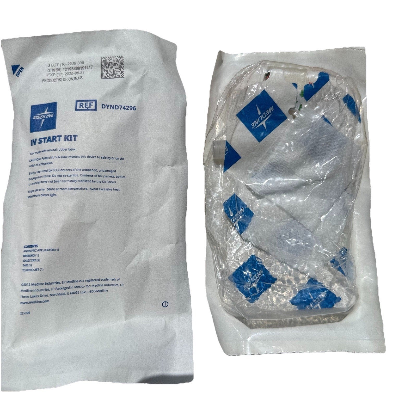 8-Piece IV Start Kit, Package of 27 Units, DYND74296