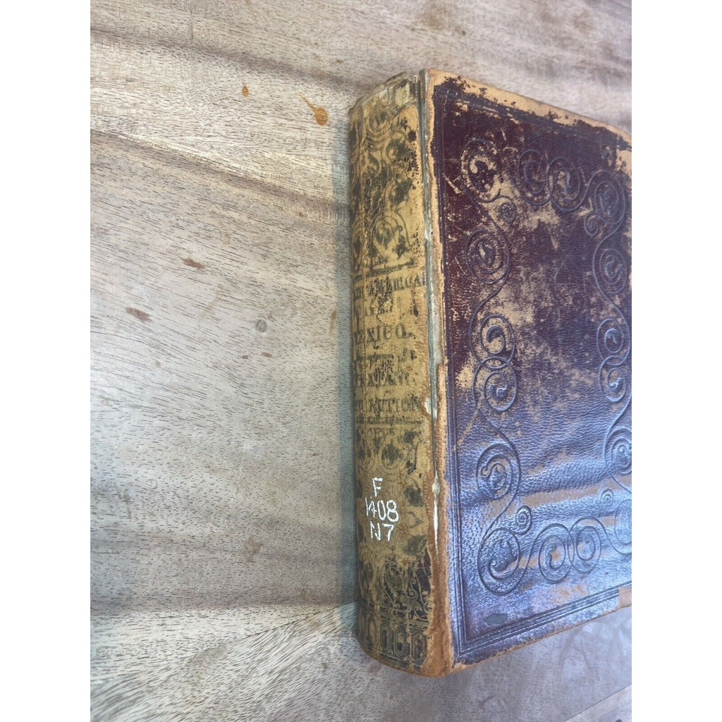 1844 South America and Mexico TEXAS Revolution John Niles Huntington publisher