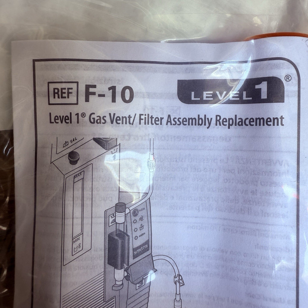 Smiths Medical F-10 Gas Vent Level 1, 2019/9/3 Five Pack