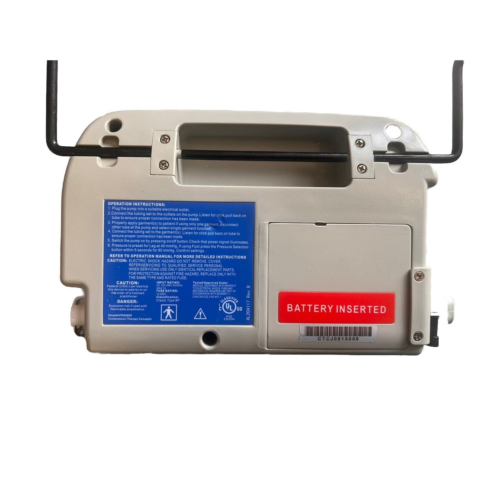 VasoPress Supreme Mini CTC VP500DM DVT Vaso Pump