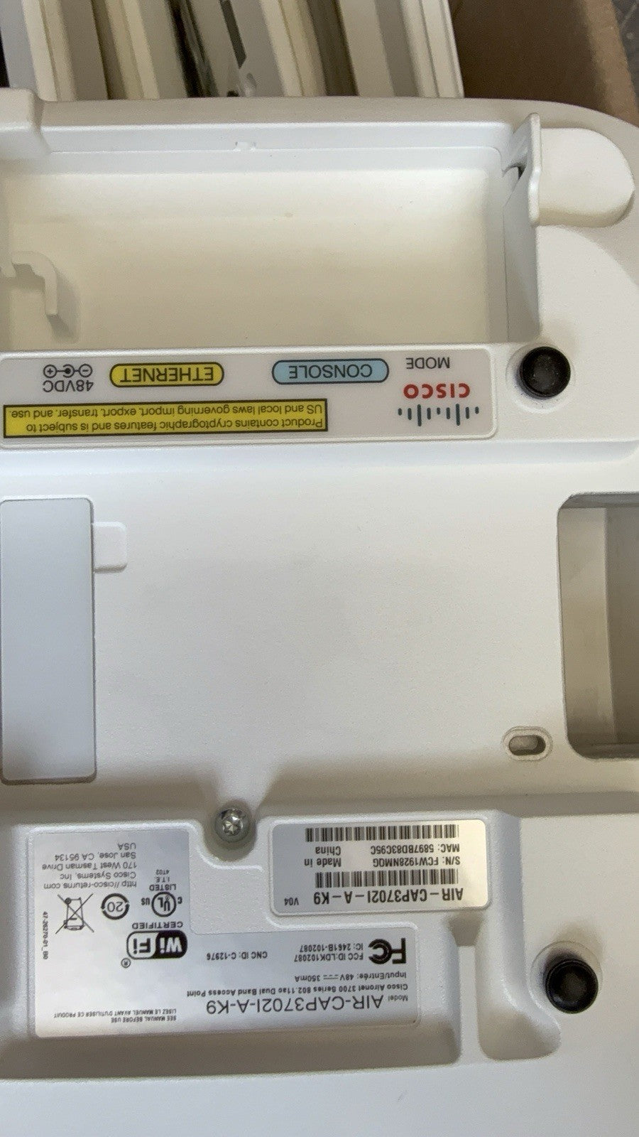 Cisco 3702i Access Point - Autonomous AIR-CAP3702I-A-K9 (No Controller Needed)