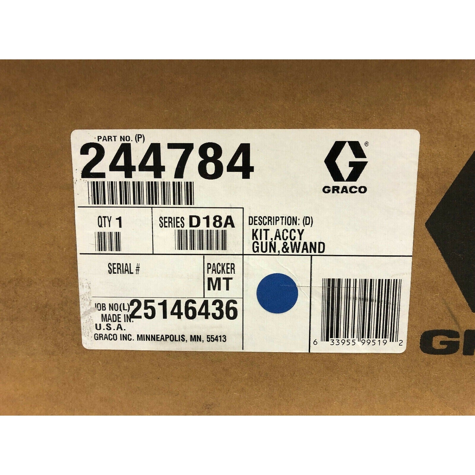 Graco Pressure Washer STD Accessory Kit Gun Asmbly 36" Wand 244784 for 2730 3030