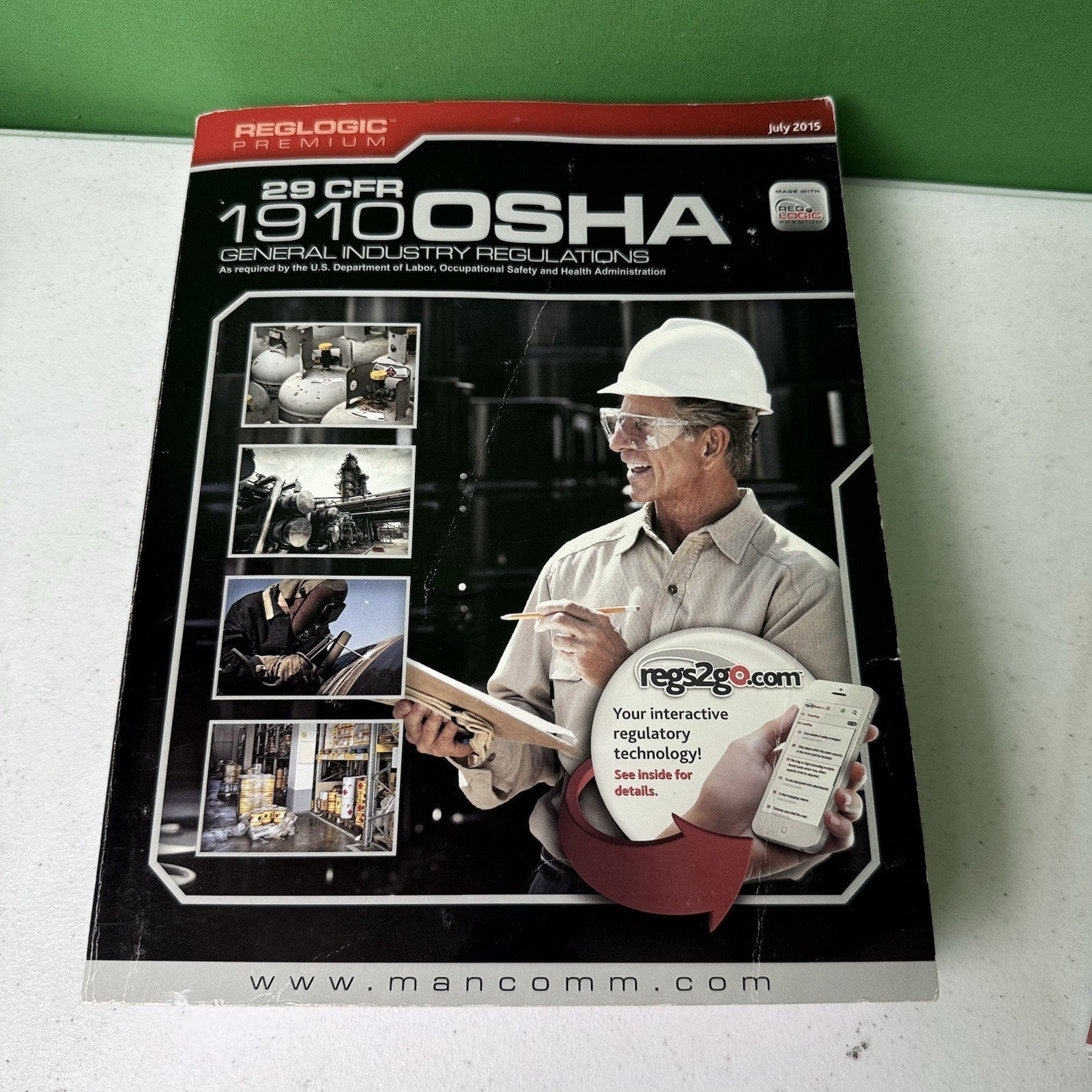 29 CFR 1910 OSHA GENERAL INDUSTRY REGULATIONS BOOK REGLOGIC PREMIUM