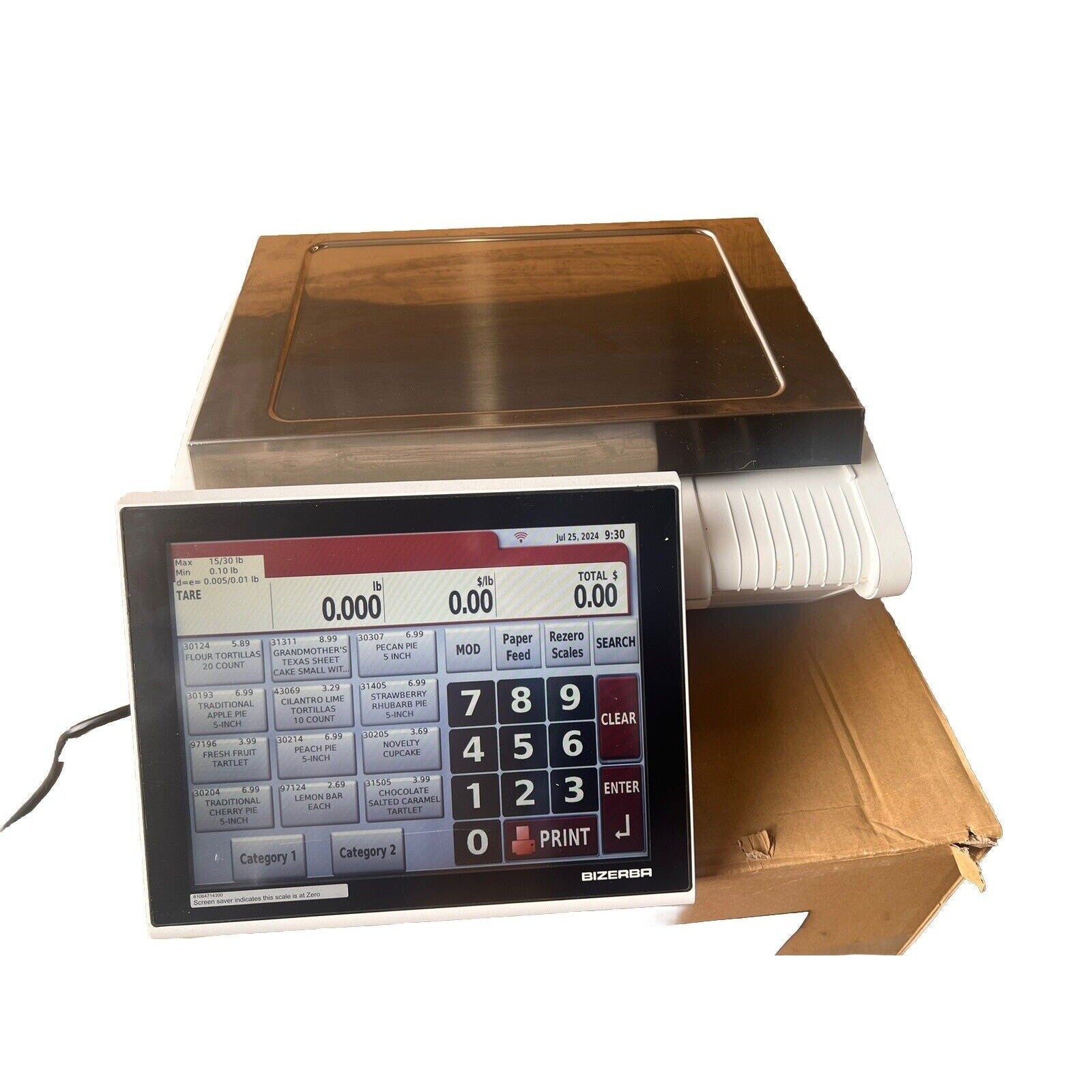 The Bizerba KH II 100 Counter Scale w/3-in-1 Printer. 12105194,WEBstaurant $5319