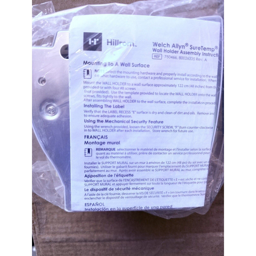 WELCH ALLYN ASSY WALL HOLDER M690 M692 #21326-0000