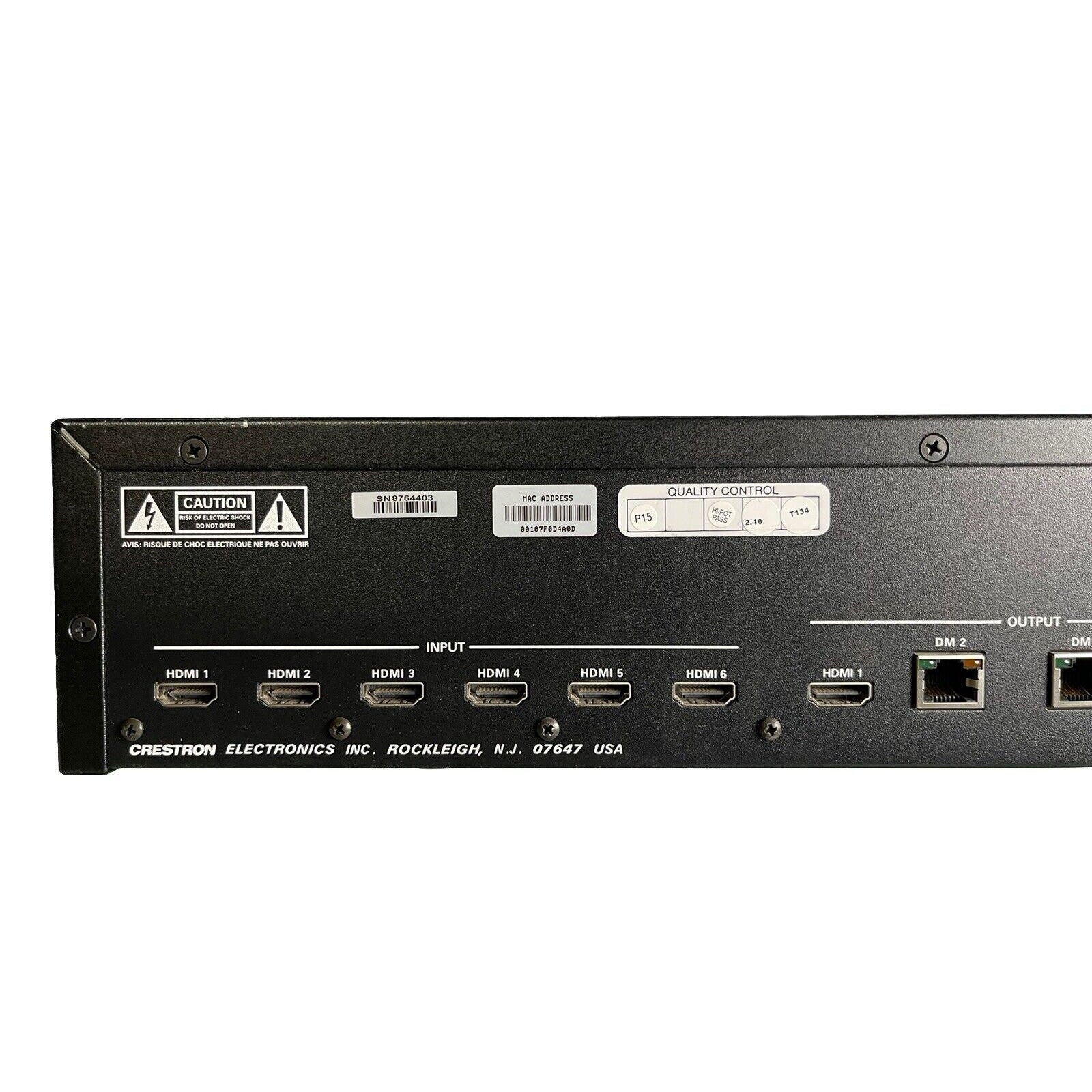 Crestron DM-MD6X4 DM Media Distribution Center