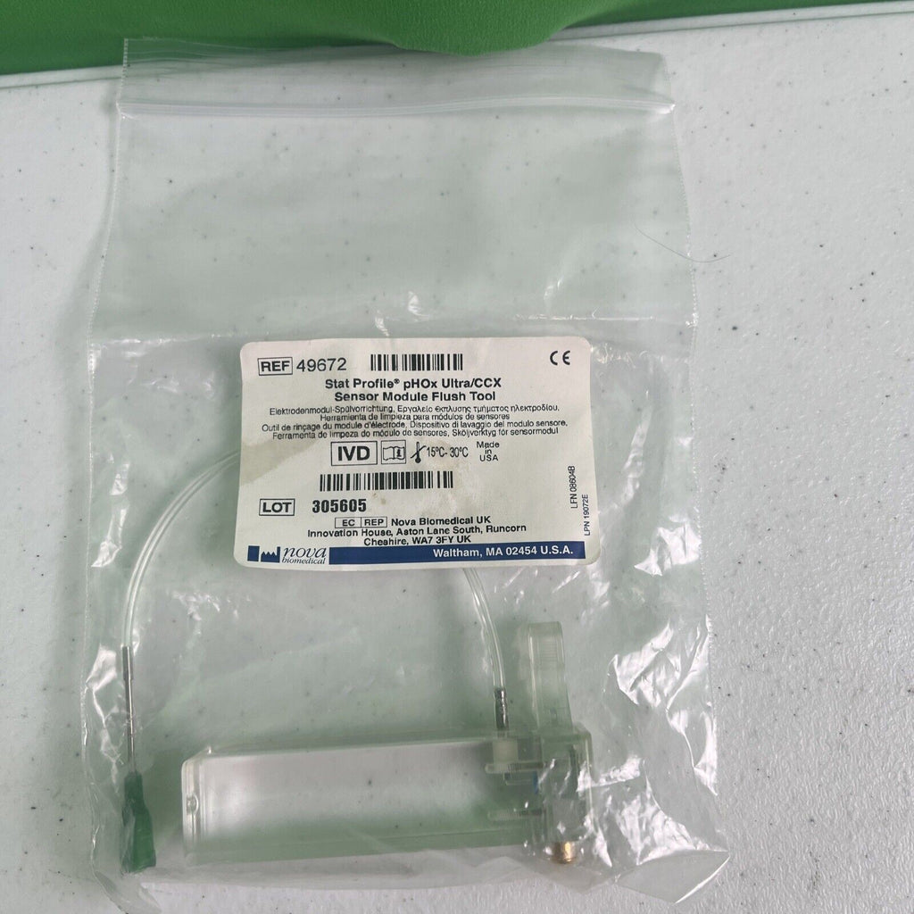 Nova Biomedical Stat Profile pHOx/ULTRA/CCX/Sensor Modular flush Tool, 49672