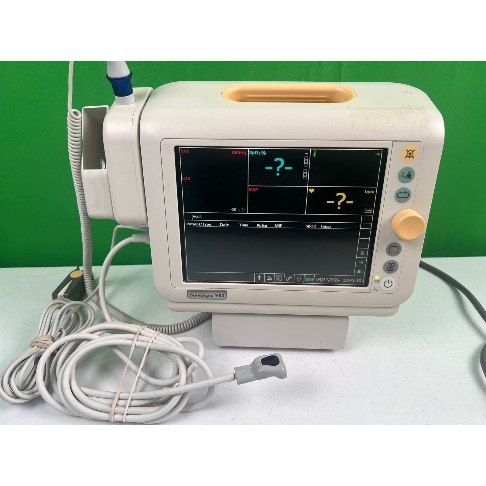 Philips Suresigns VS3 Vital Signs Monitor W/Temp, Printer, Battery, Wireless