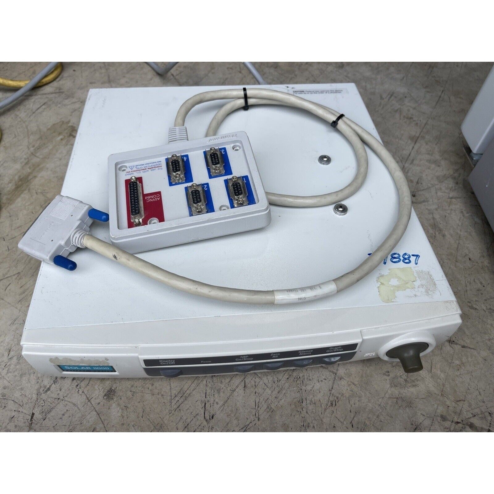 Marquette Medical Solar 8000 Patient Monitor System Console & Tram Net Plus More