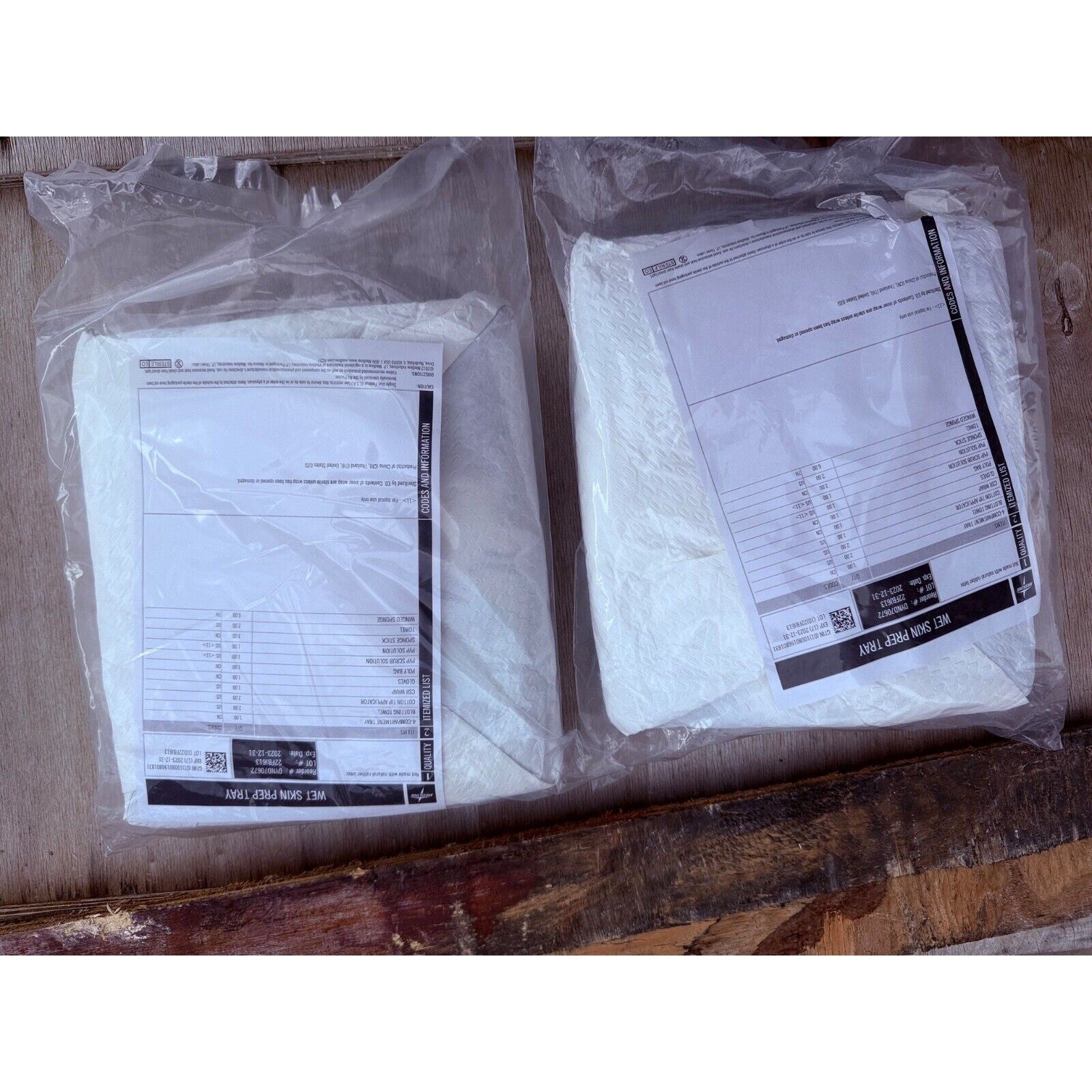 Medline Wet Skin Prep Tray DYND70672 Exp. 12/23