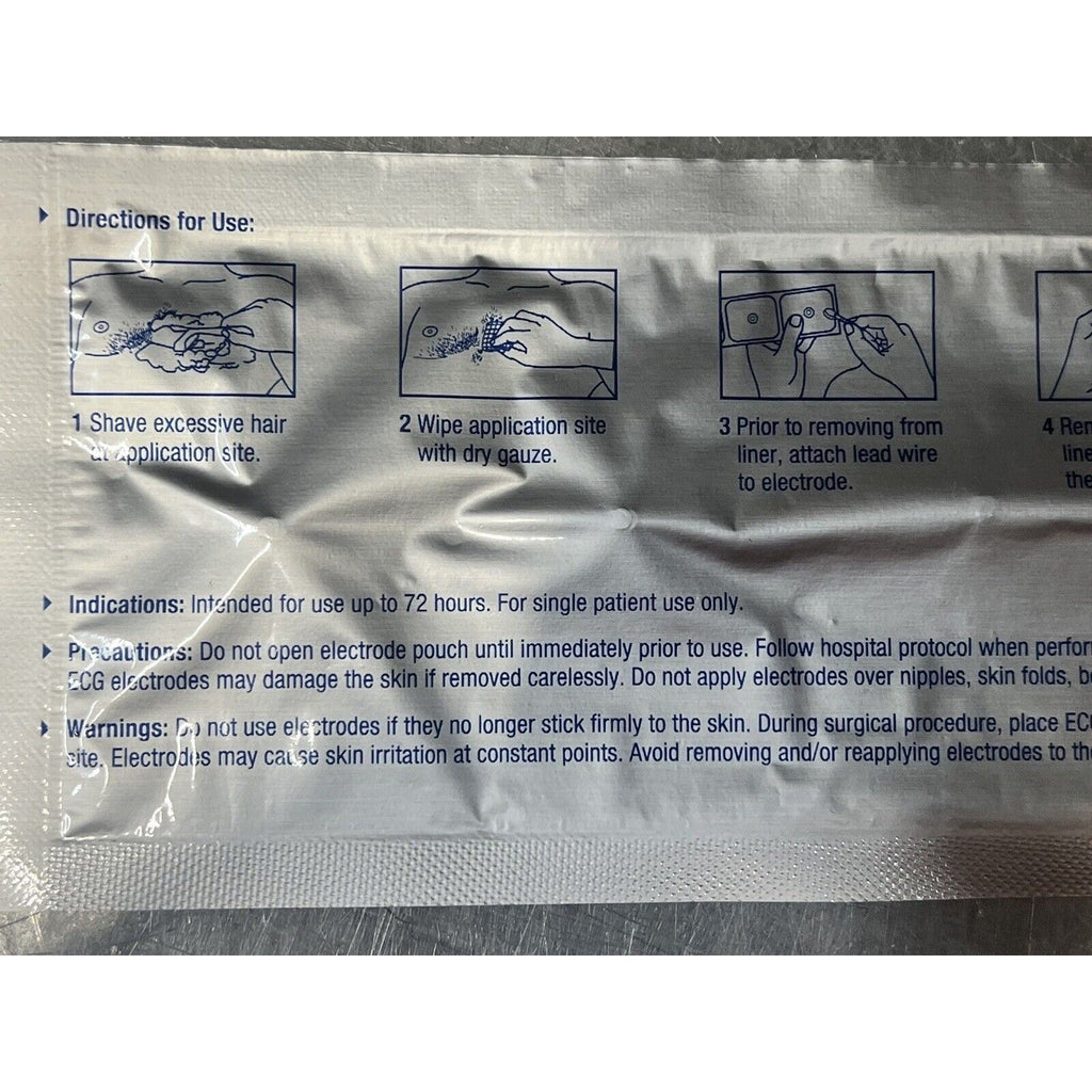 2 Packages Medline MEDGel ECG Electrode General Monitoring Foam MDSM611805R #G16