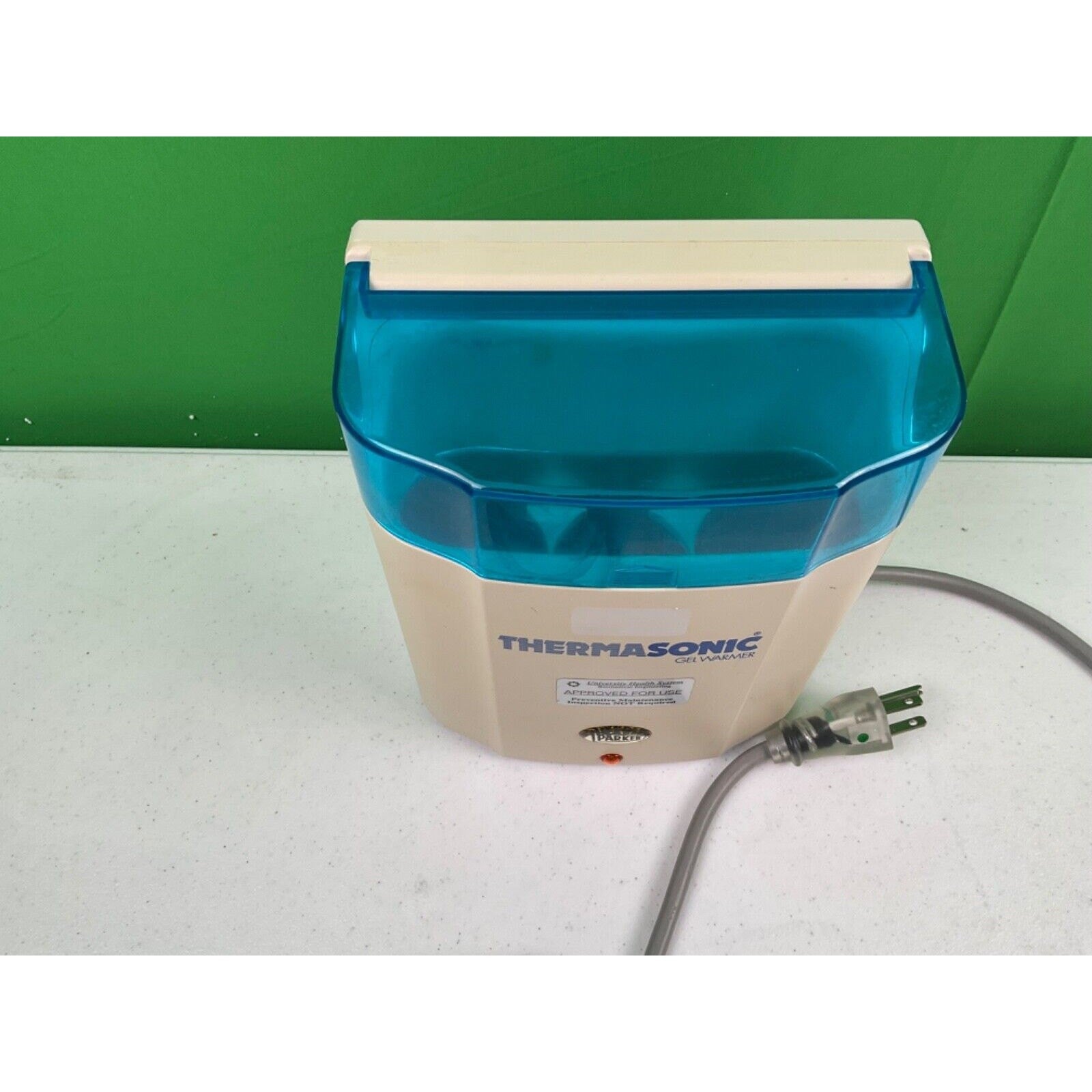 Parker Thermasonic Gel warmer. TESTED