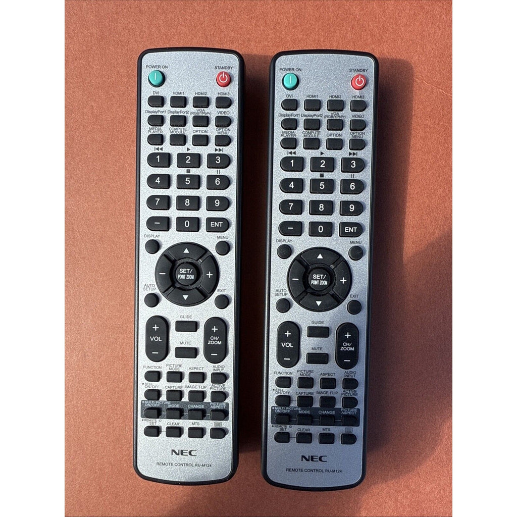 NEC RU-M124 Remote Control For NEC MultiSync Monitors & TVs P404, V554