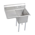 One Compartment Sink,Elkay Stainless Steel 42-1/2" x 25-13/16" x 43-3/4" 18 Gag