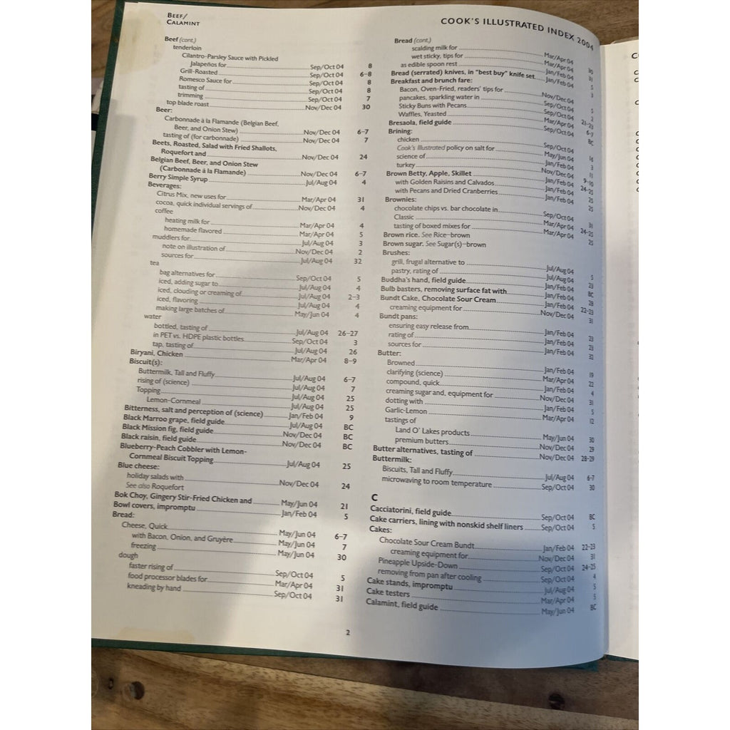 Cook's Annual 2004 by Cook's Illustrated Magazine Editors (Hardcover, Annual)