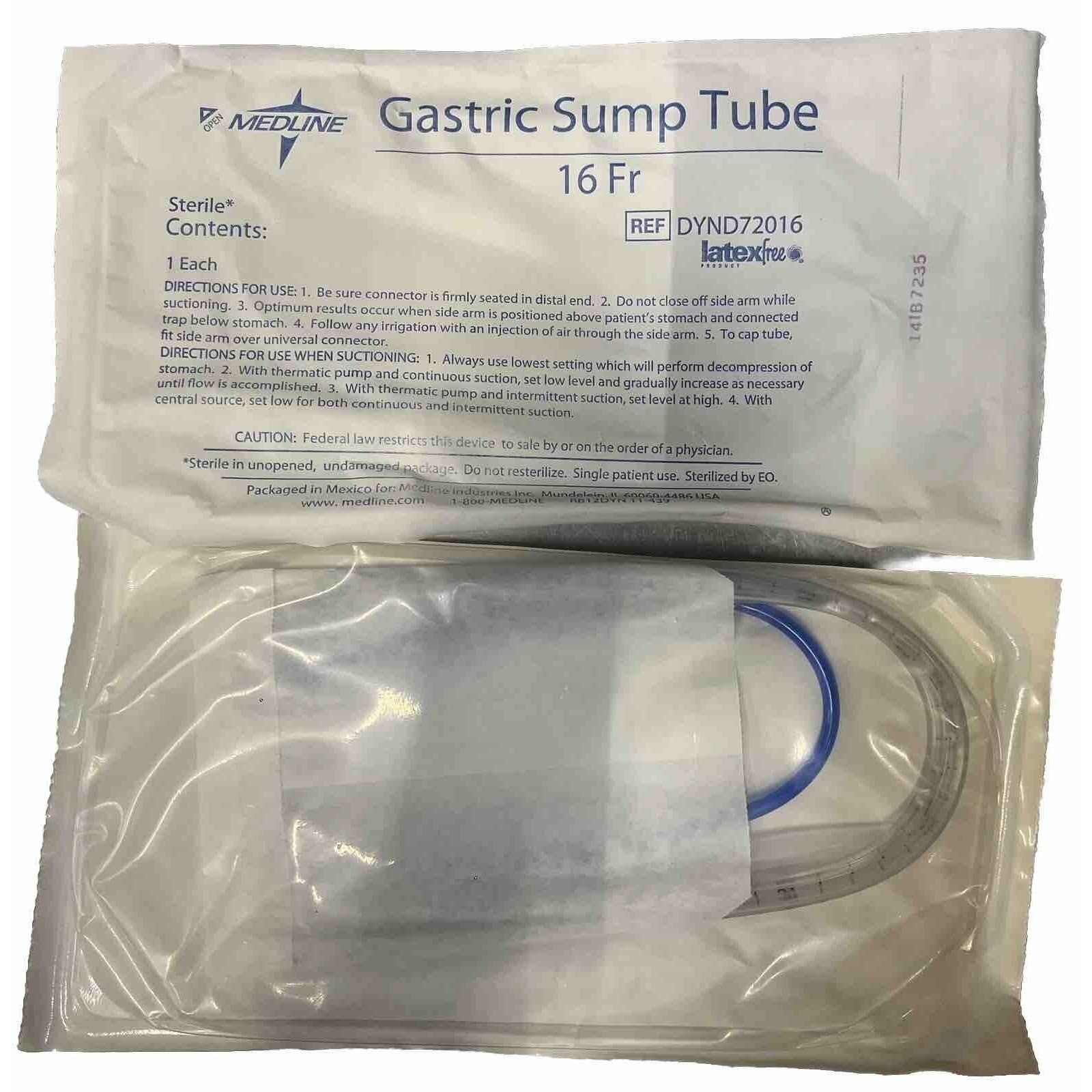 10 Tube Gastric SMp 16Fr 48In Dual Lumen MEDLINESKU: DYND72016