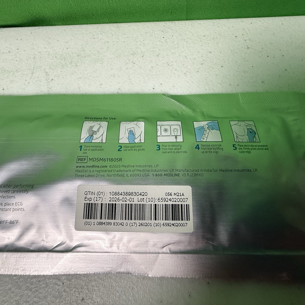 Packages Medline MEDGel ECG Electrode General ECG Electrode MDSM611805R