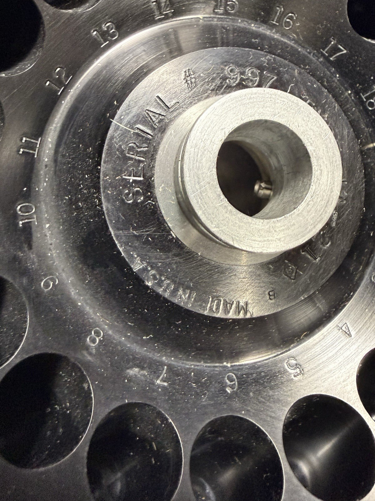 Beckman JA-21 Fixed Angle Centrifuge Rotor (18 x 10 mL Tubes)