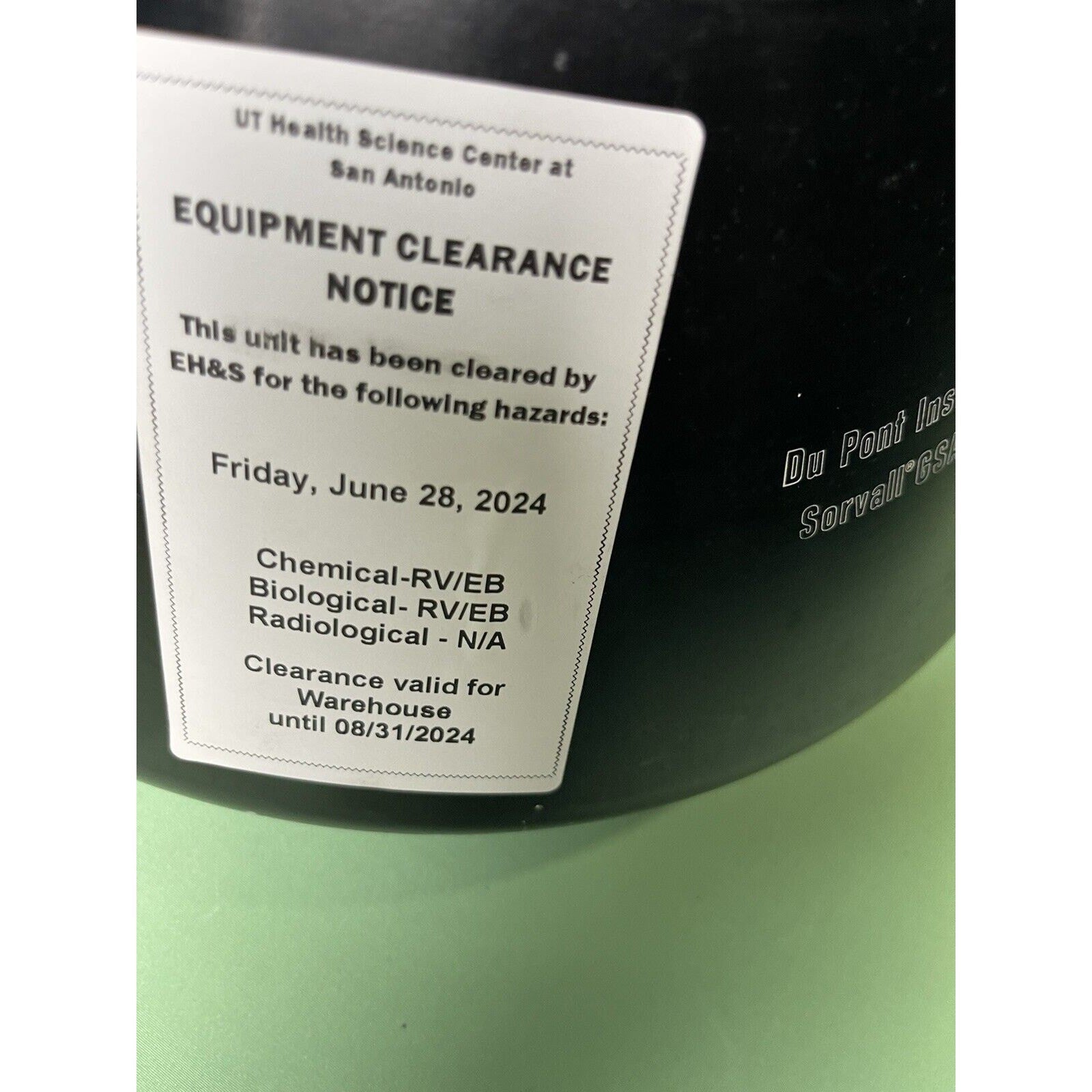 Dupont Sorvall GSA Centrifuge Rotor 121C 13000 RPM W/ Parts
