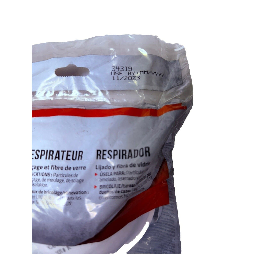 36 X 3M 8200 N95 Disposable Particulate Respirator (12 Packages of 3 Pack) 11/23