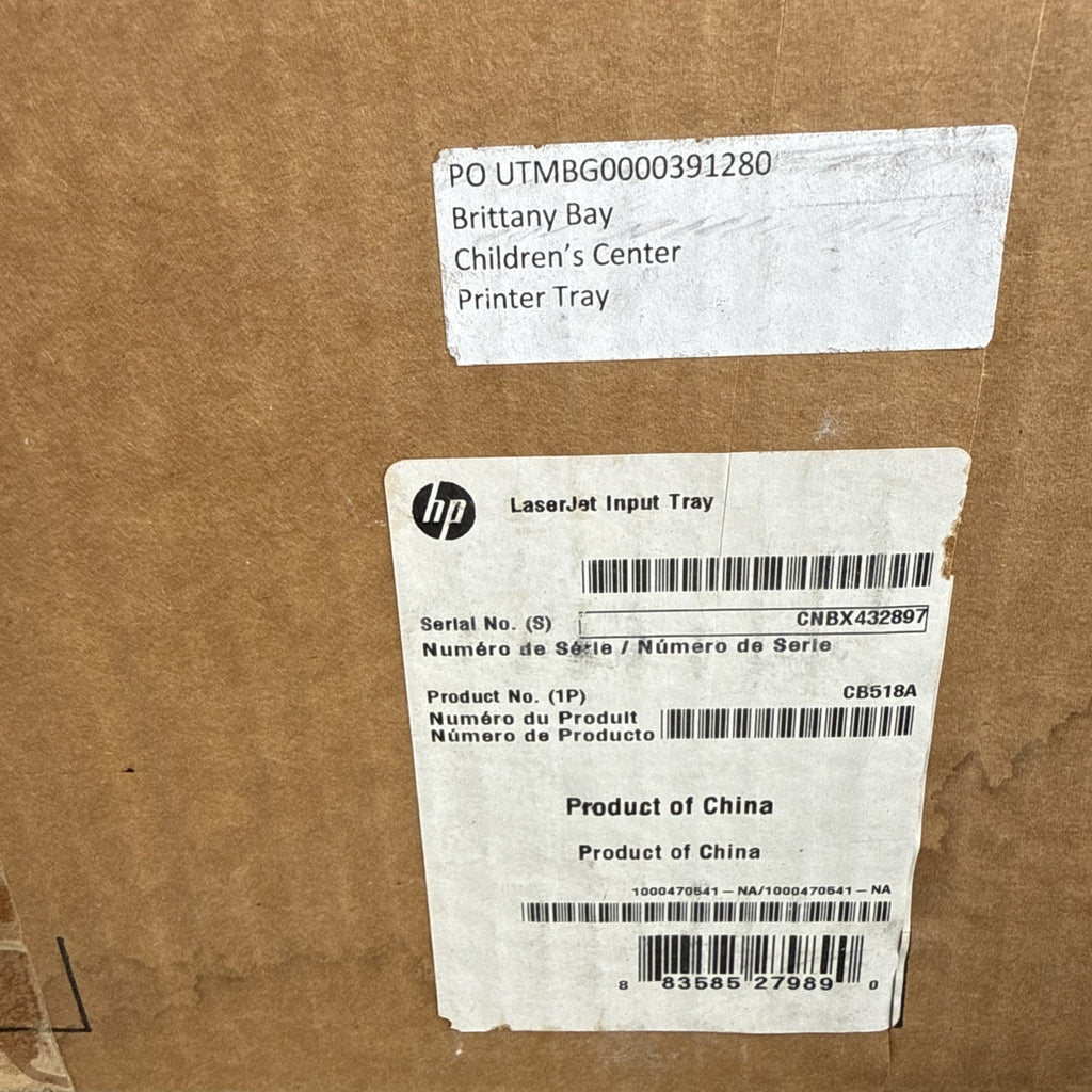 HP 500 Sheet Input Tray - CB518A - LaserJet P4014/15/4515 - New Oem