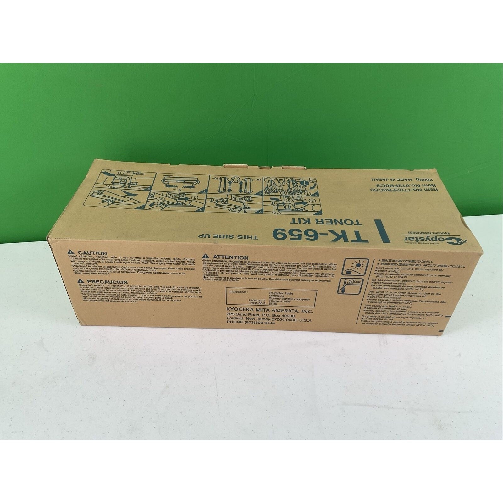 Genuine Kyocera Copystar TK-659 Toner Kit CS6030 8030 NEW OEM #1057