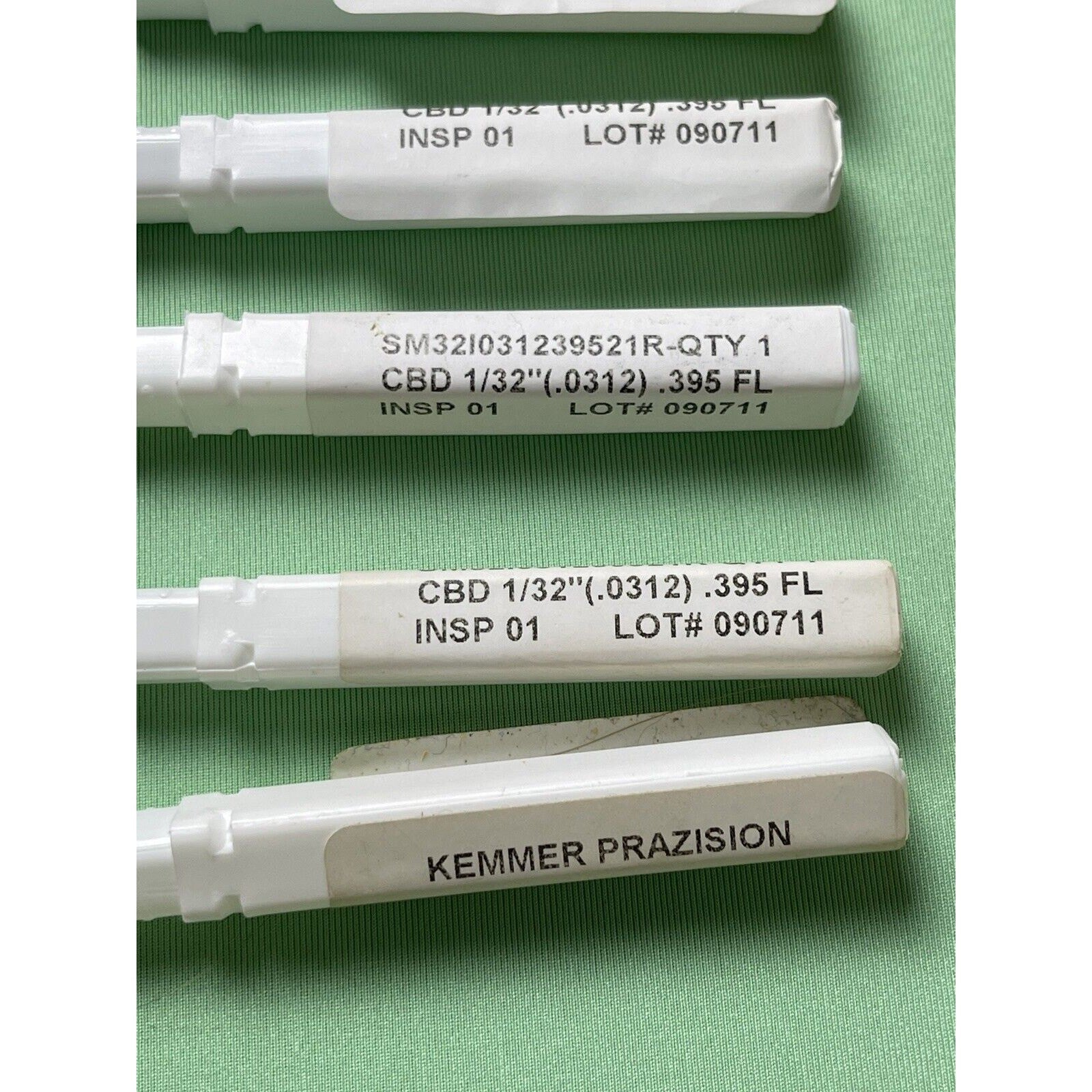 7 NEW! Kyocera Drill 1/32"(.0312) .395 FL