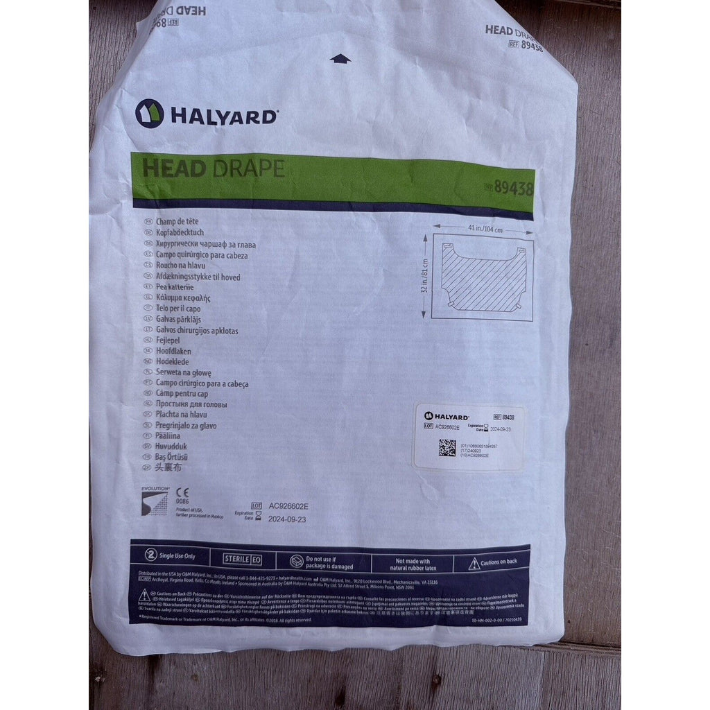 Halyard HEAD DRAPE 89438, 32x41 inch 2024-09-23