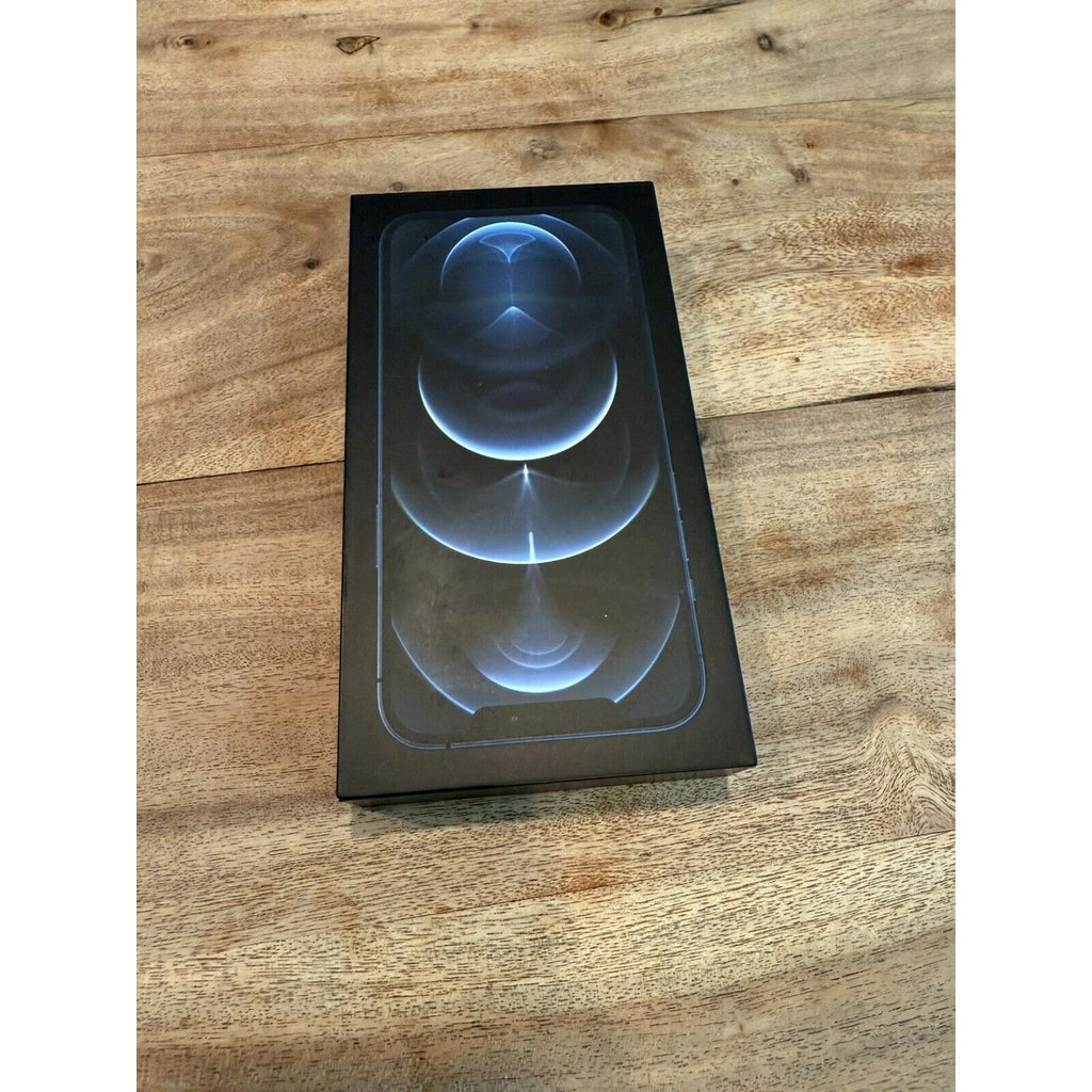 iPhone 12 Pro Max, Pacific Blue. EMPTY BOX ONLY
